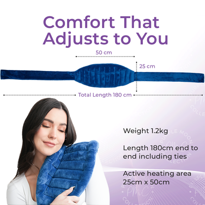 XL Microwavable Heat Packs with Ties 2pk