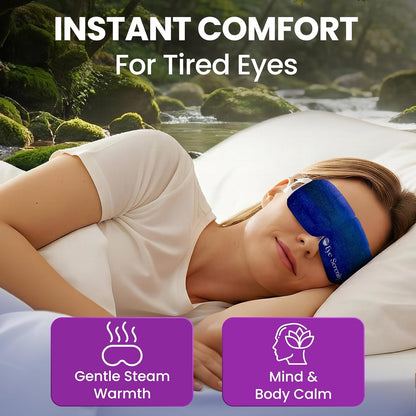 LidHaven® Steam - Self Heating Warm Compress for Dry, Tired Eyes | 30 Count