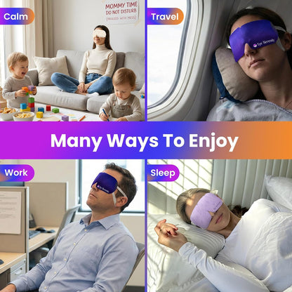 LidHaven® Steam - Self Heating Warm Compress for Dry, Tired Eyes | 30 Count