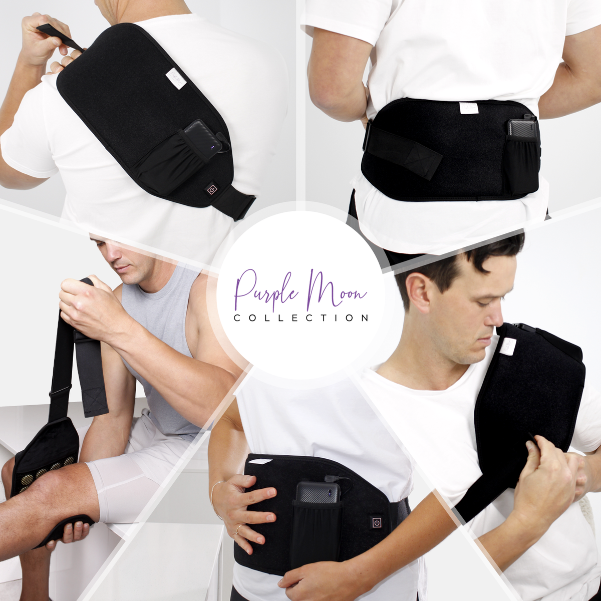 Jade Stone Infrared Electric Heating Pad Includes Battery Bank