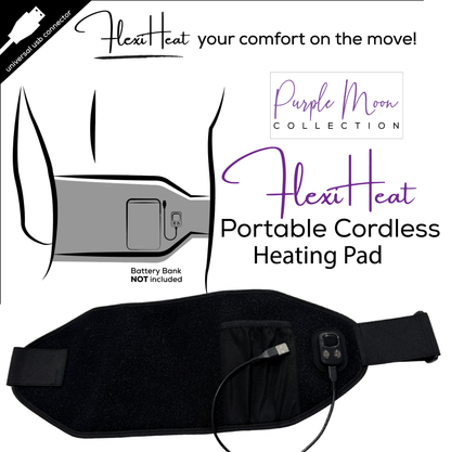 Flexi-Heat Portable Electric Heating Pad - Battery NOT Included