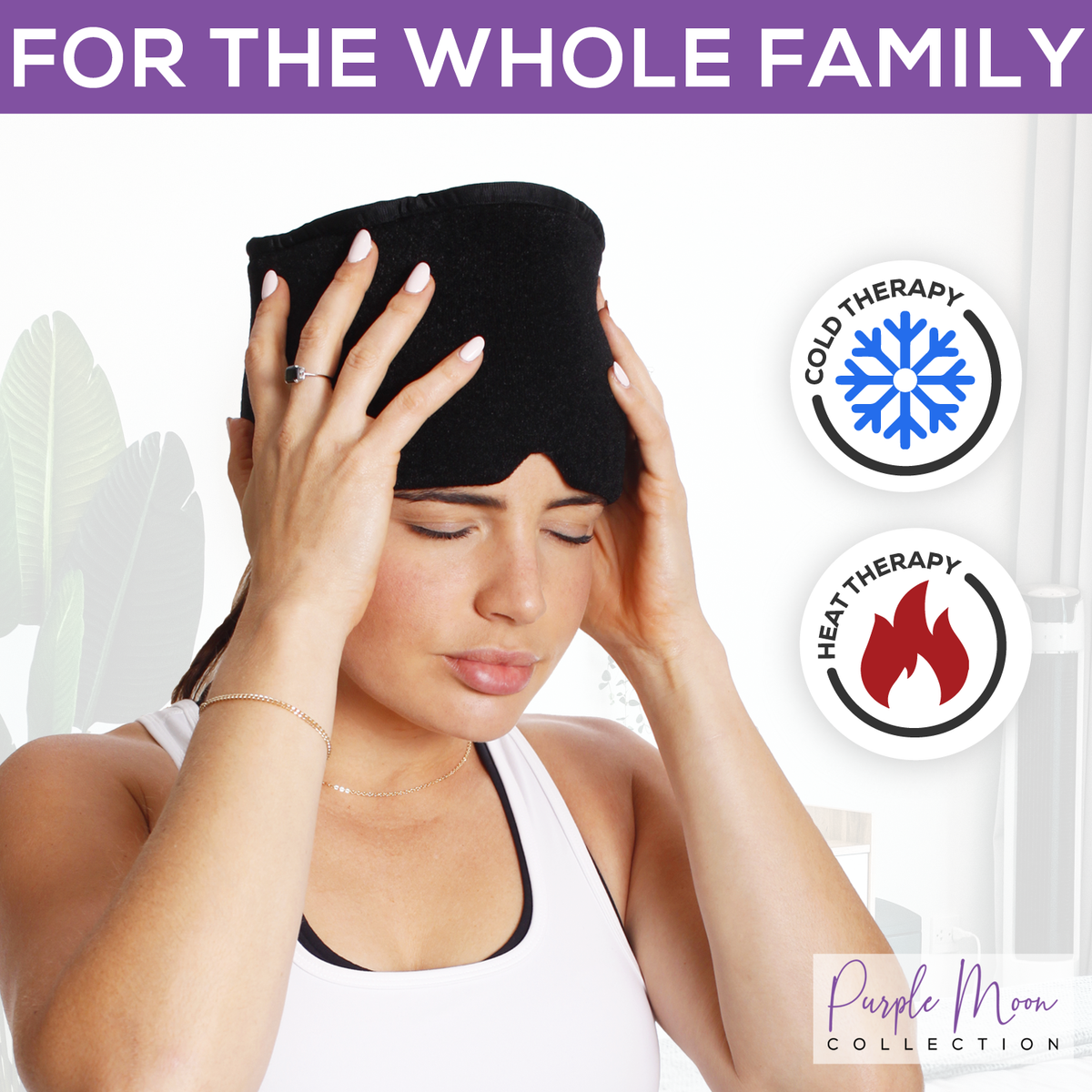 2pk Migraine Relief Cap & Dry Eyes Sleep Cover
