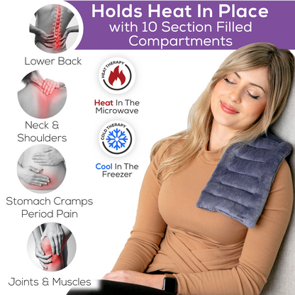 Rectangle Heat Pack 40x15cm - Grey