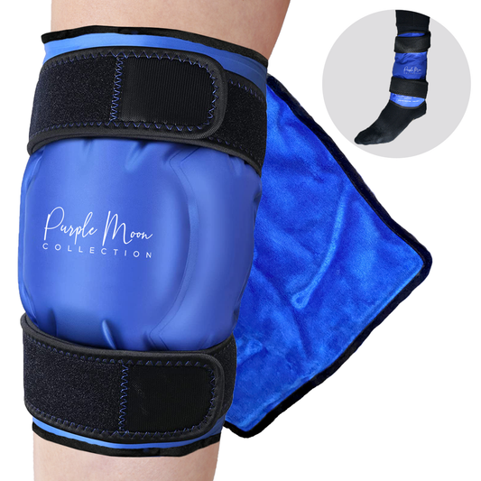 Knee Ice Pack Gel Wrap - Hot or Cold Multi-Functional